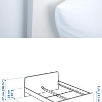 Struttura letto matrimoniale ikea