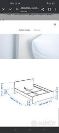 Struttura letto matrimoniale ikea