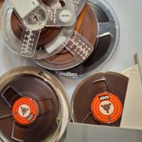 Bobine nastri audio magnetiche vintage 