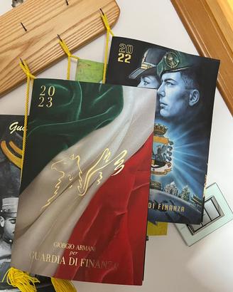 Calendari Guardia di Finanza dal 2011 al 2023