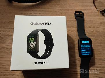 Samsung Galaxy Fit 3 Smartband Nera