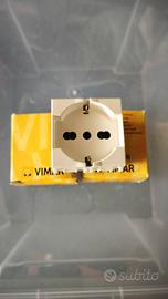 Set 2 Prese Schuko Universali Vimar 2P+T 16A