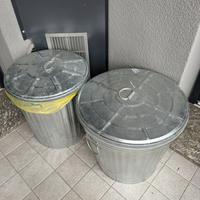 Bidoni in lamiera zincata 60 litri e 75 litri