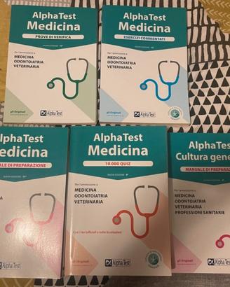Libri NUOVI Alphatest test Medicina Odontoiatria