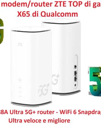 ZTE MC888A ULTRA 5G+ Router, WiFi 6,Snapdragon X65
