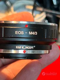 Adattatore Canon EOS - M 4/3