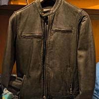 Pepe Jeans giacca di pelle d'agnello (black)