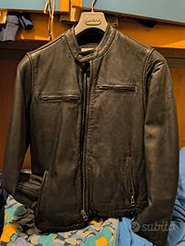 Pepe Jeans giacca di pelle d'agnello (black)