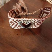 bracciale stoffa sacro Cuore