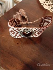 bracciale stoffa sacro Cuore