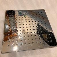 SOFFIONE DOCCIA ACCIAIO CROMATO 20x20