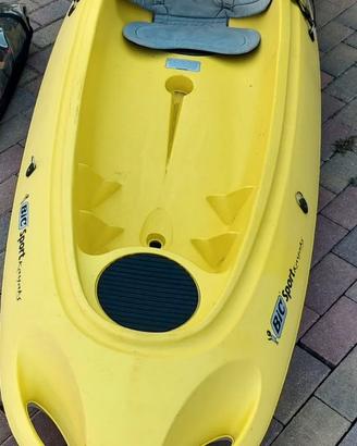 Canoa bic ouassou con carrello e accessori