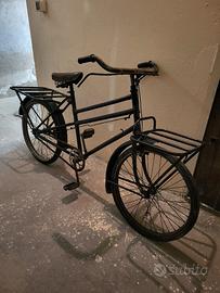 bicicletta da panettiere cargo vintage epoca