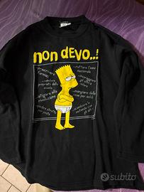 Felpa girocollo Bart Simpson