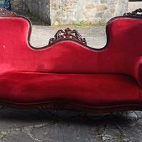 Divano a tre gobbe '800 