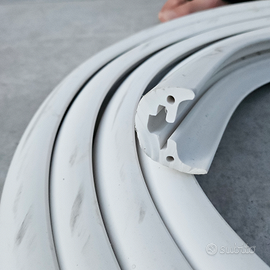 Radial Bottazzo in PVC Bianco mm. 52 x 8,5 mt