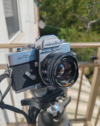 Minolta SRT303 + Rokkor 50mm 1:1.4