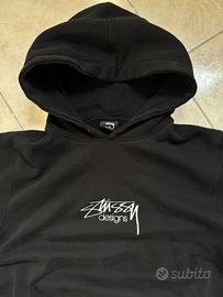 felpa hoodie stussy size M black