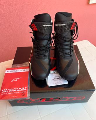 Scarpa alpinestars faster 4 blk wh red tg43