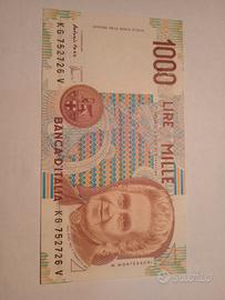 banconota da 1000 lire.