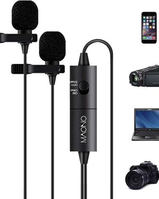 MAONO AU200 Lavalier Microfono Mani Libere Clip-on