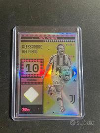 Carta Topps Del Piero Juventus Patch Match Worn/99