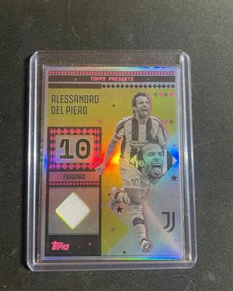 Carta Topps Del Piero Juventus Patch Match Worn/99