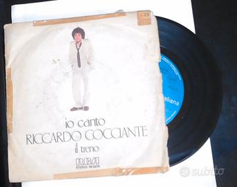 Lotto 2 vinili Riccardo Cocciante 45 giri original