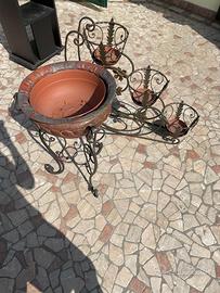 Portafiori in ferro