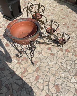 Portafiori in ferro
