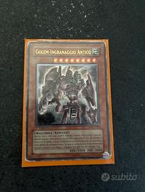 Carta golem-ingranaggio antico yu-gi-oh