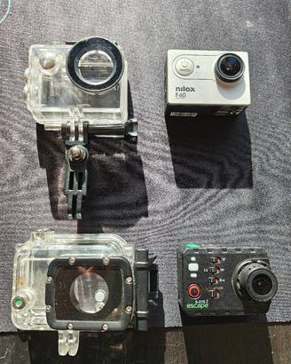 2 action CAM più accessori 
