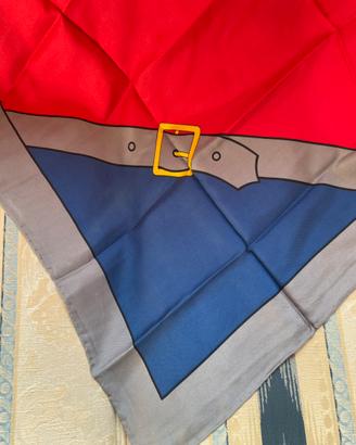 Foulard vintage Roberta di Camerino seta 100%