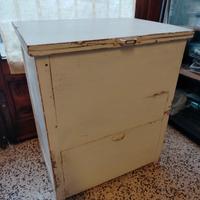 Madia vintage bianca mobile legno