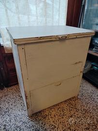 Madia vintage bianca mobile legno