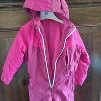 Tuta sci bambina rosa taglia 4 anni