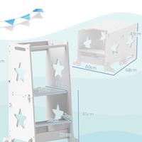 Torre montessoriana convertibile in sedia e tavolo