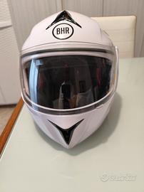 Casco modulare bianco BHR