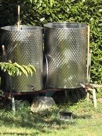 Cisterne in acciaio inox da 500lt per vino o acqua