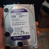 Hdd 2t WD purple videosorveglianza 