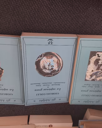 la sapienza greca giorgio colli 3 vol adelphi