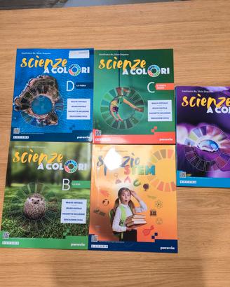 Volumi di scienze per scuole medie