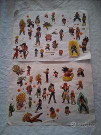 A 1€ Adesivi Sticker (attaccati) Dragon Ball