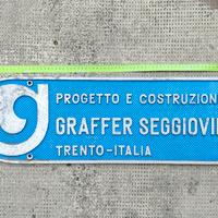 Targa Graffer funivia seggiovia sciovia skilift