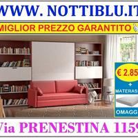 Letto a Scomparsa FAMILY 3p + MATERASSO OMAGGIO