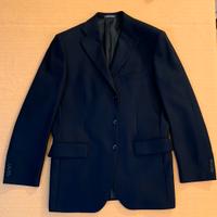 Giacca Angelo Nardelli blu 100% lana extravergi