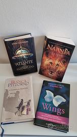 N. 4 libri genere fantasy, storico 