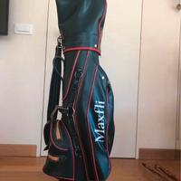 Borsa Golf Maxfli in vera pelle NUOVA vintage 1992
