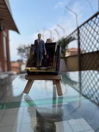 “Art in giacca” Scultura in resina con cavalletto