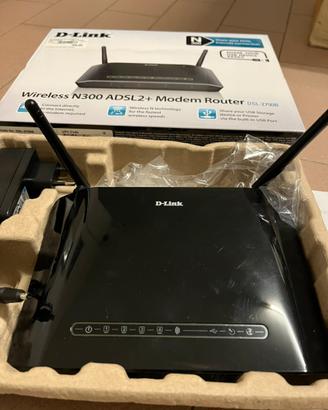 D-Link Wireless N300 ADSL2+ Modem Router DSL-2750B